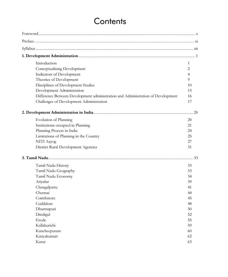 Development Administration in Tamil Nadu - Image 2