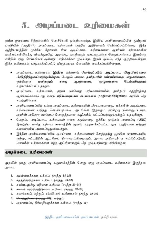 Basics of Indian Polity: இந்திய அரசியலமைப்பின் அடிப்படைகள்