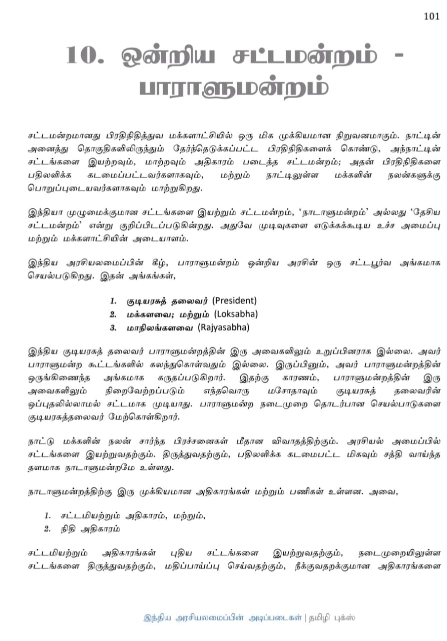 Basics of Indian Polity: இந்திய அரசியலமைப்பின் அடிப்படைகள் - Image 15