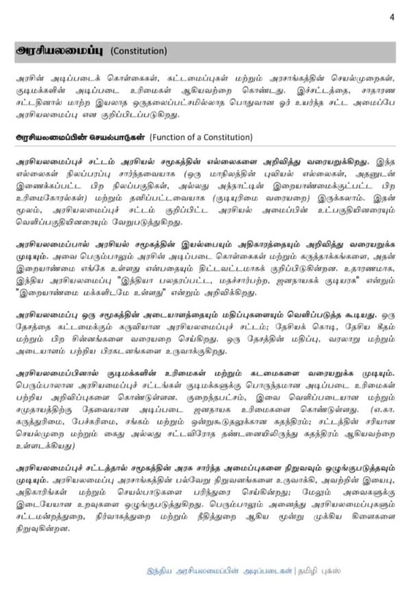Basics of Indian Polity: இந்திய அரசியலமைப்பின் அடிப்படைகள்