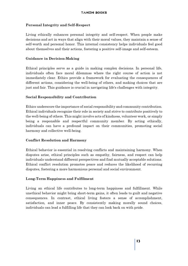 Ethics and Integrity