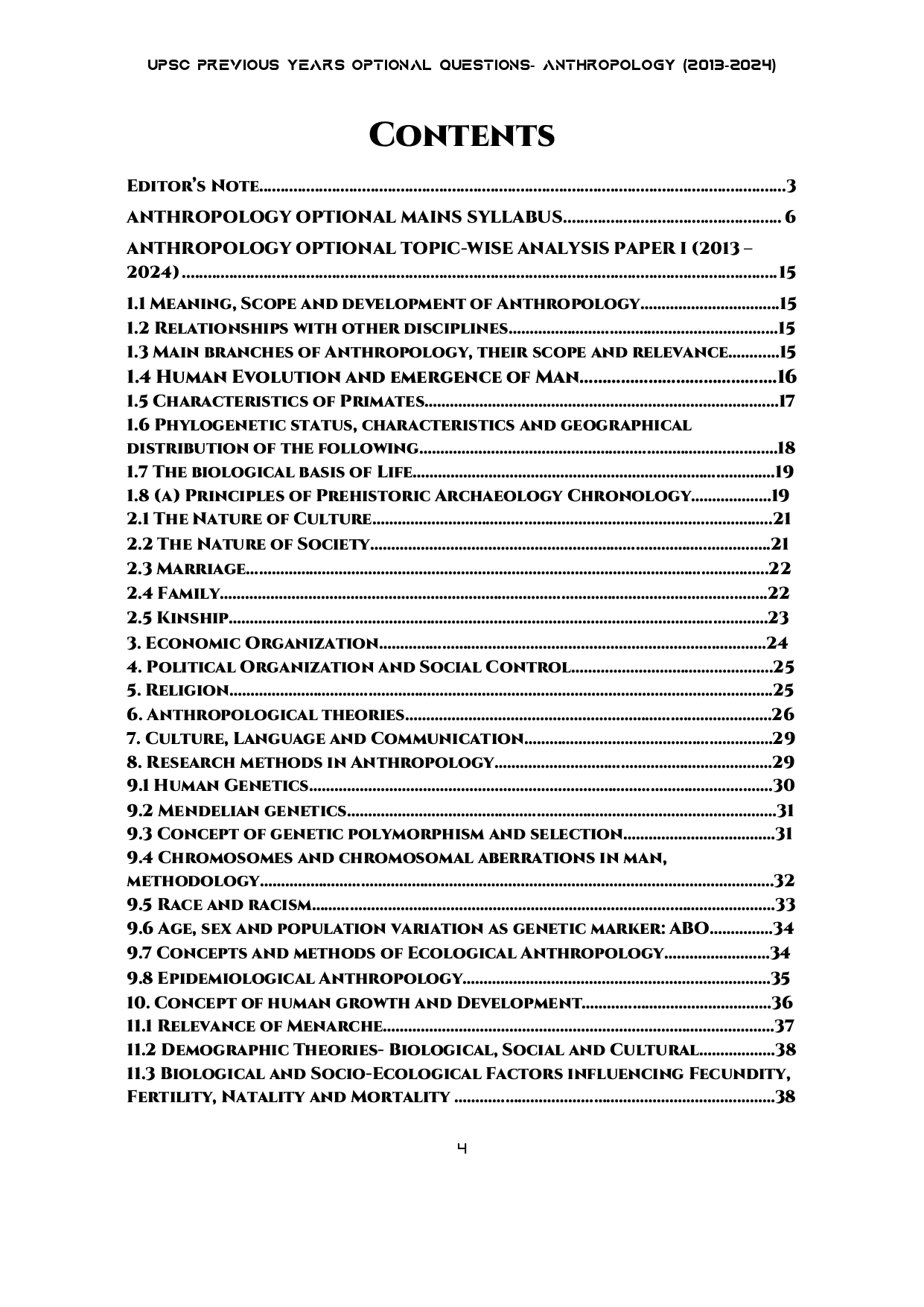 UPSC 12 PREVIOUS YEARS OPTIONAL MAINS PAPER 2013-2024: Anthropology - Image 2