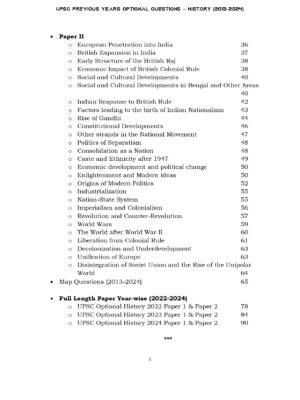 UPSC 12 PREVIOUS YEARS OPTIONAL MAINS PAPER 2013-2024: History - Image 3