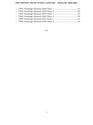 UPSC 12 PREVIOUS YEARS OPTIONAL MAINS PAPER 2013-2024: Sociology - Image 3