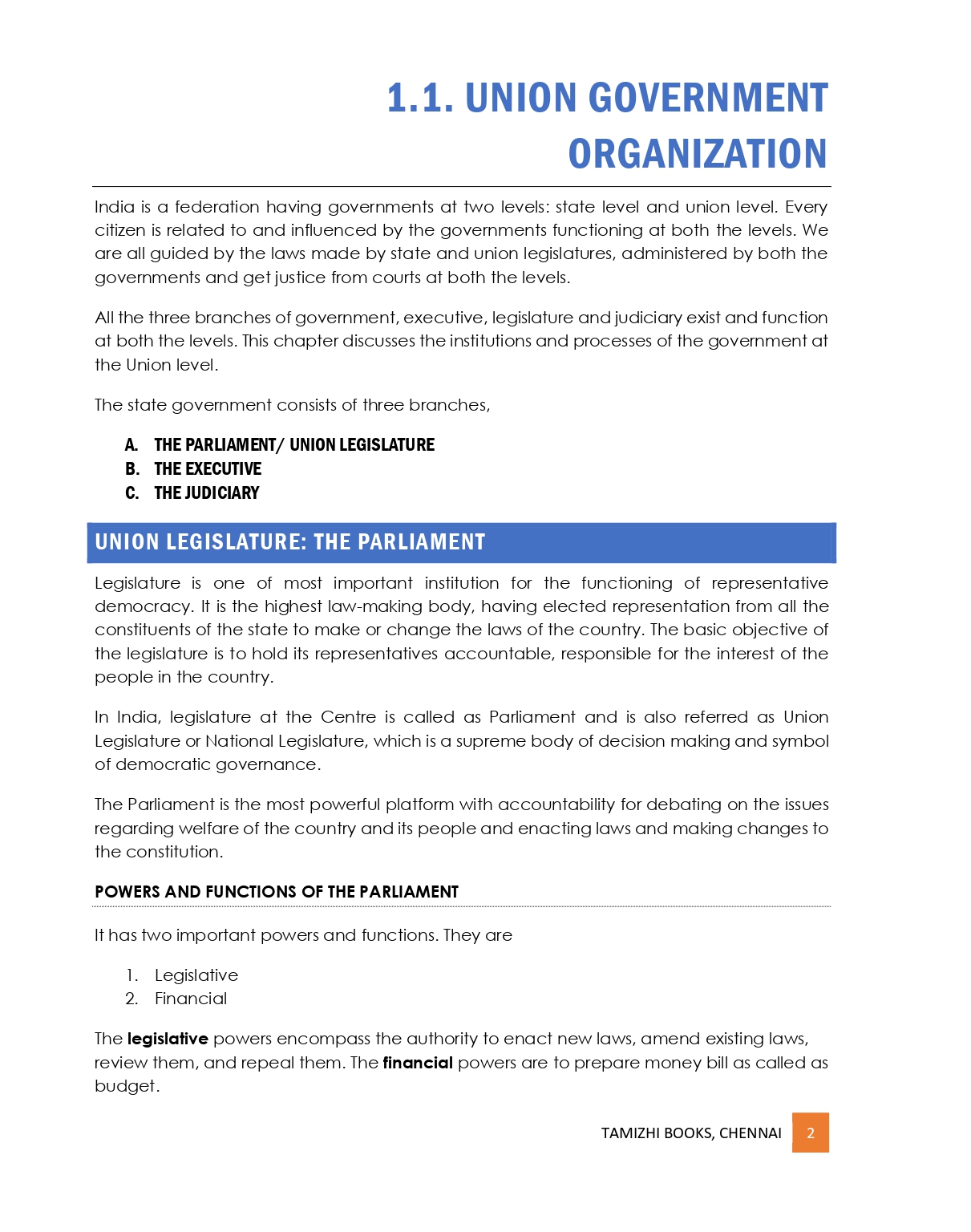 Administration and Governance of States with Specific Reference to Tamil Nadu - Image 9