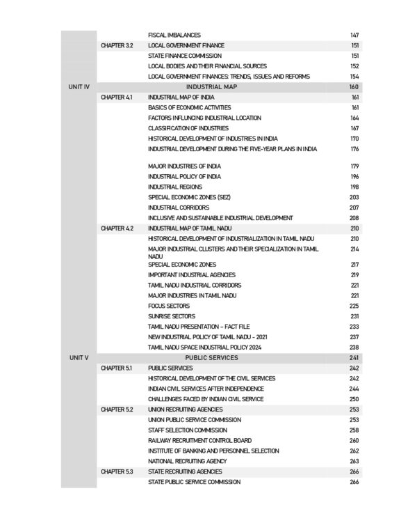 Administration and Governance of States with Specific Reference to Tamil Nadu