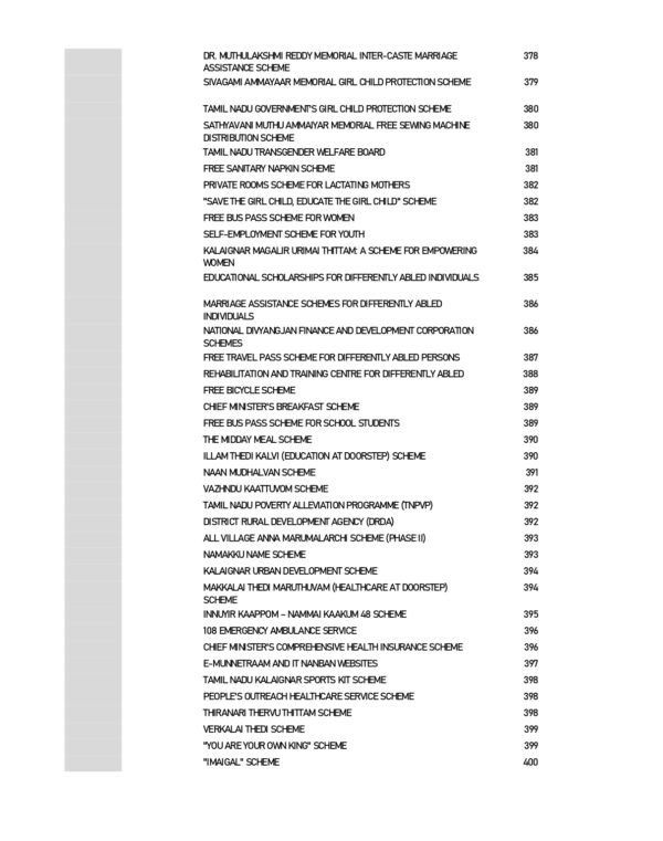 Administration and Governance of States with Specific Reference to Tamil Nadu