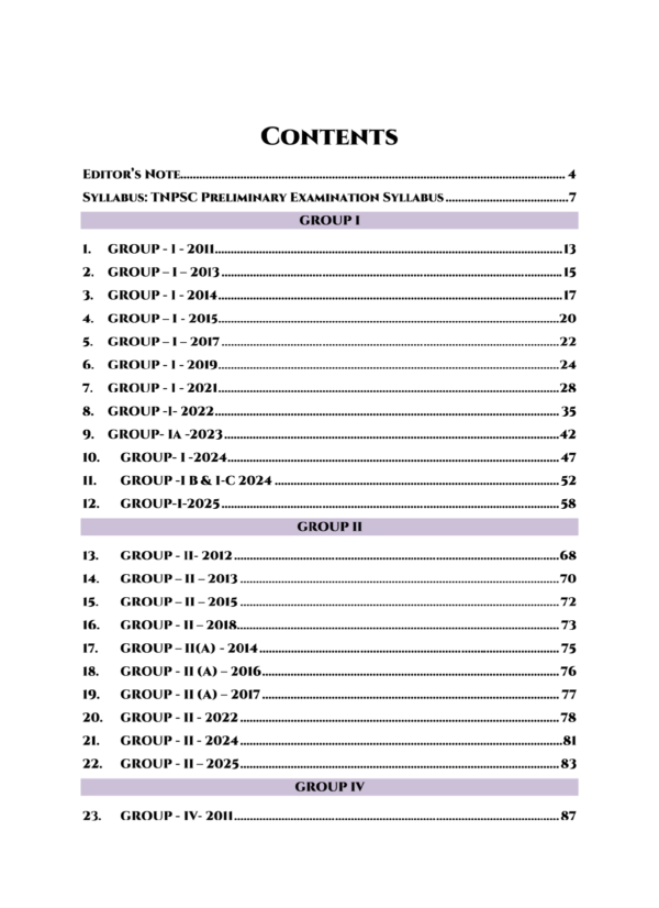 TNPSC Exam Wise Economy Previous Year Questions- 2nd Edition