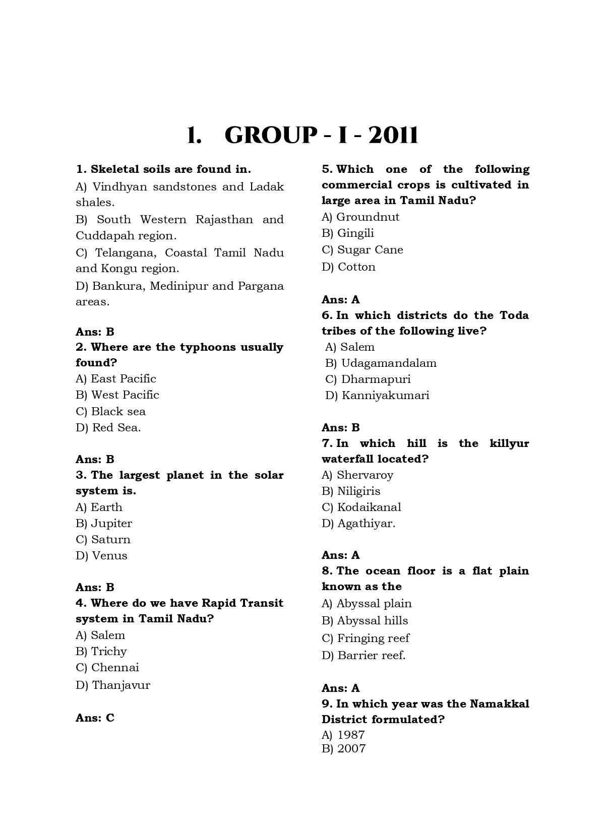 TNPSC Exam Wise Geography Previous Year Questions- 2nd Edition - Image 5