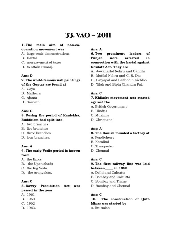 TNPSC Exam Wise History Previous Year Questions- 2nd Edition