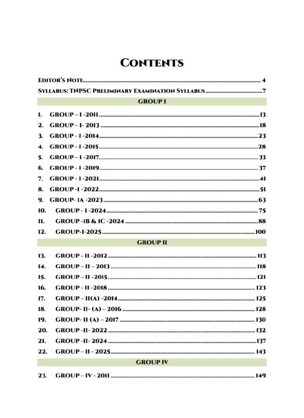 TNPSC Exam Wise History Previous Year Questions- 2nd Edition