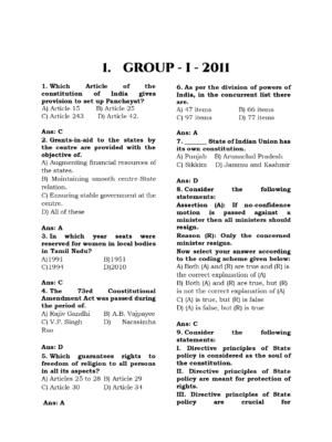 TNPSC Exam Wise Polity Previous Year Questions- 2nd Edition - Image 5