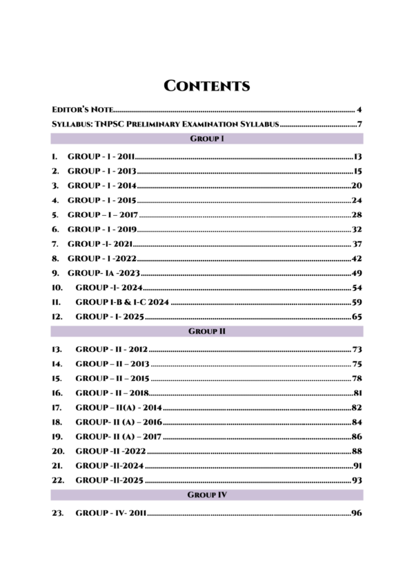 TNPSC Exam Wise Polity Previous Year Questions- 2nd Edition