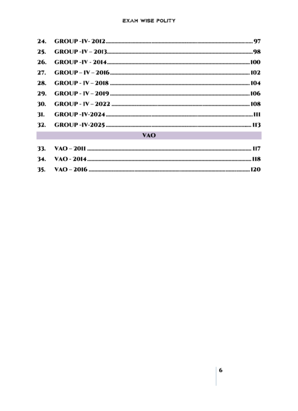 TNPSC Exam Wise Polity Previous Year Questions- 2nd Edition