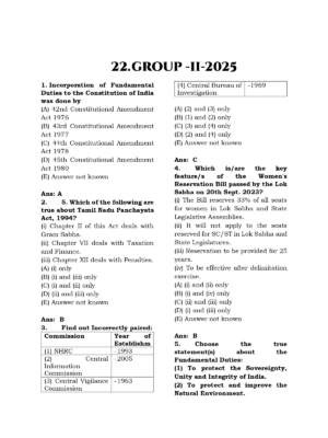 TNPSC Exam Wise Polity Previous Year Questions- 2nd Edition - Image 7