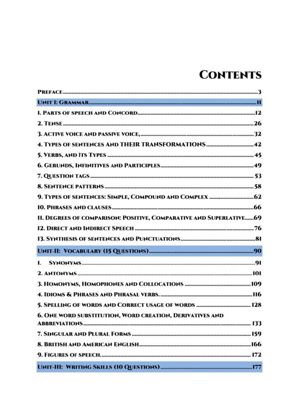 General English for TNPSC