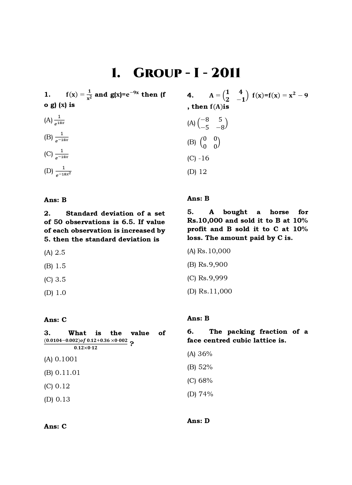 TNPSC Exam Wise  Aptitude  Previous Year Questions - Image 5