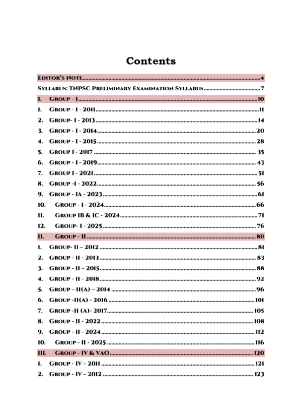 TNPSC Exam Wise Aptitude Previous Year Questions