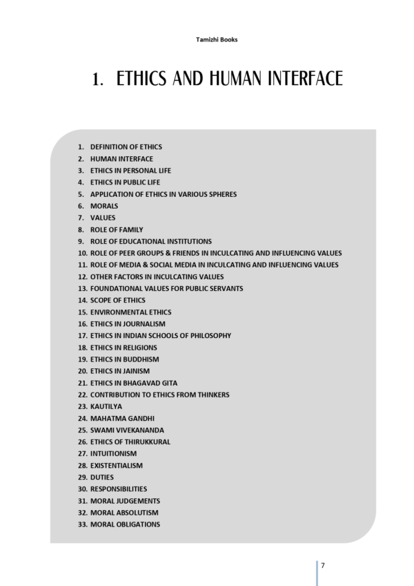 Ethics and Integrity