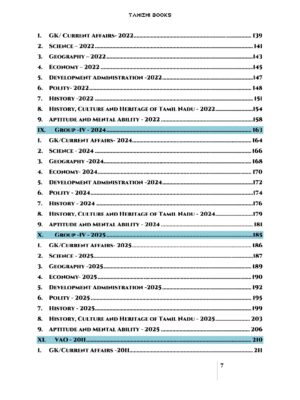 TNPSC Previous Years Subject Wise Group 4 Questions Bank - Image 5