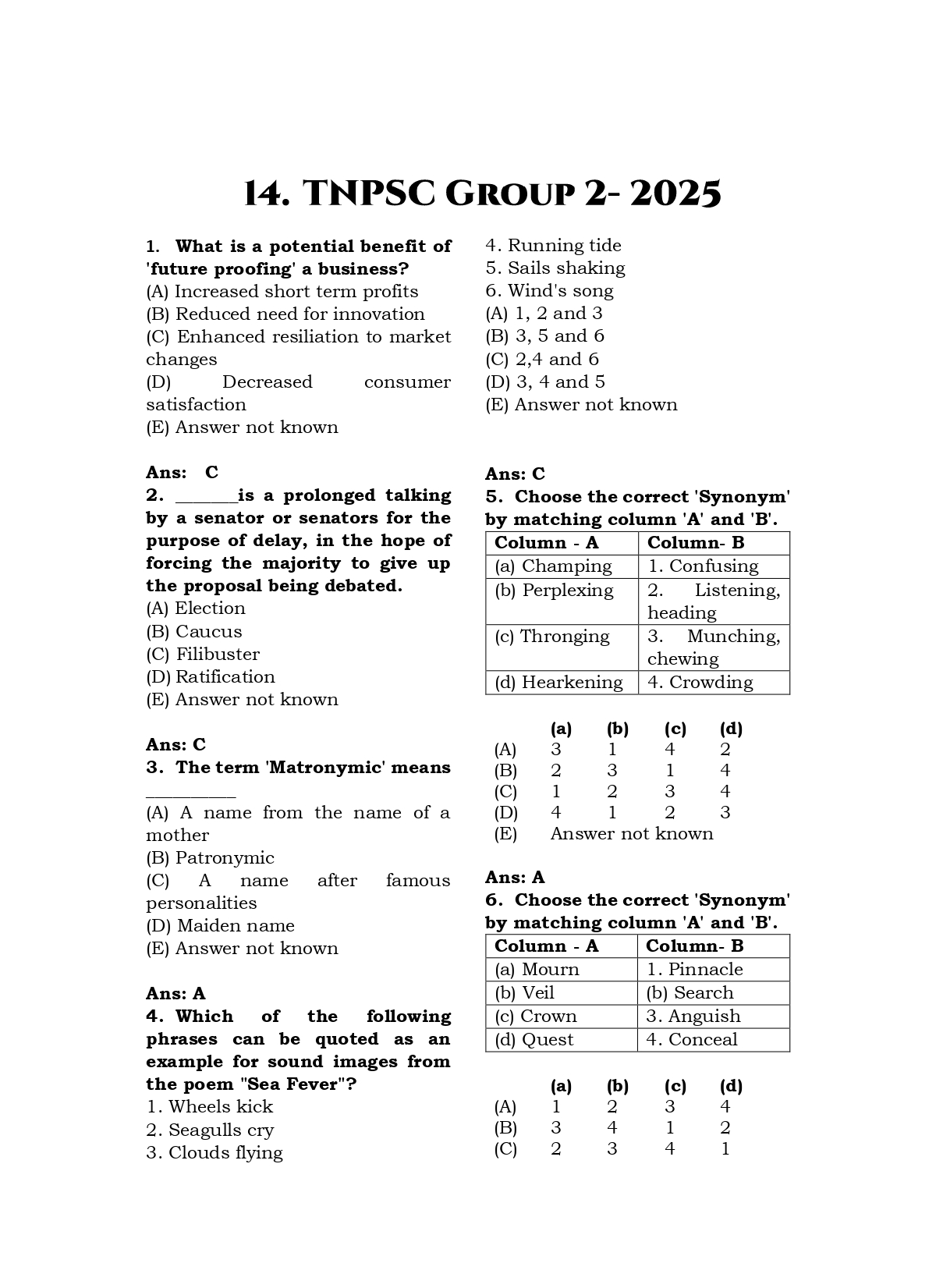 TNPSC Previous Years General English Questions - 3rd Edition - Image 10