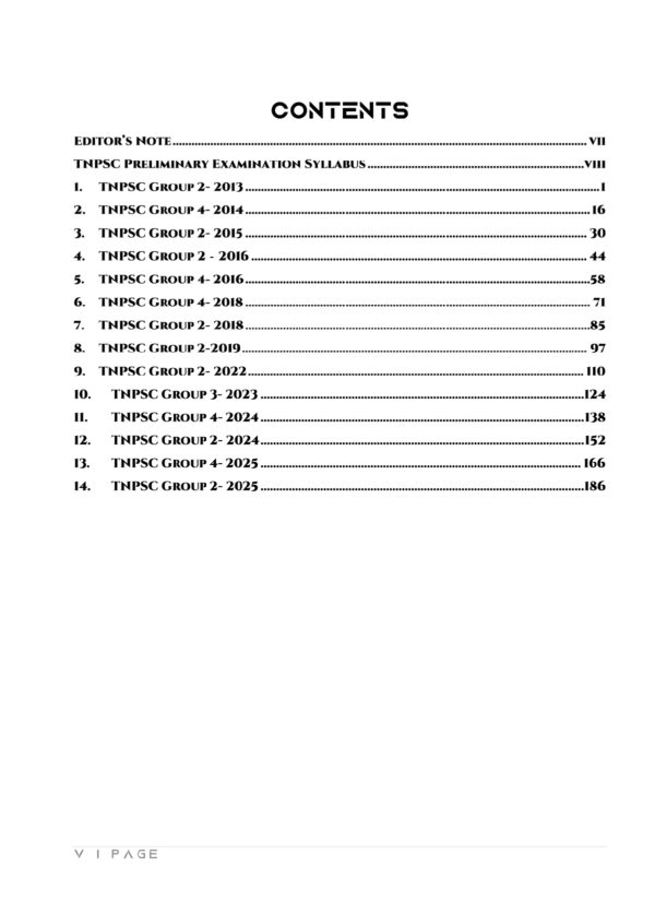 TNPSC Previous Years General English Questions - 3rd Edition