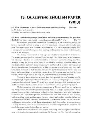 UPSC Qualifying Paper English- 13 PREVIOUS YEARS MAINS PAPERS (2013-2025) Questions - Image 8