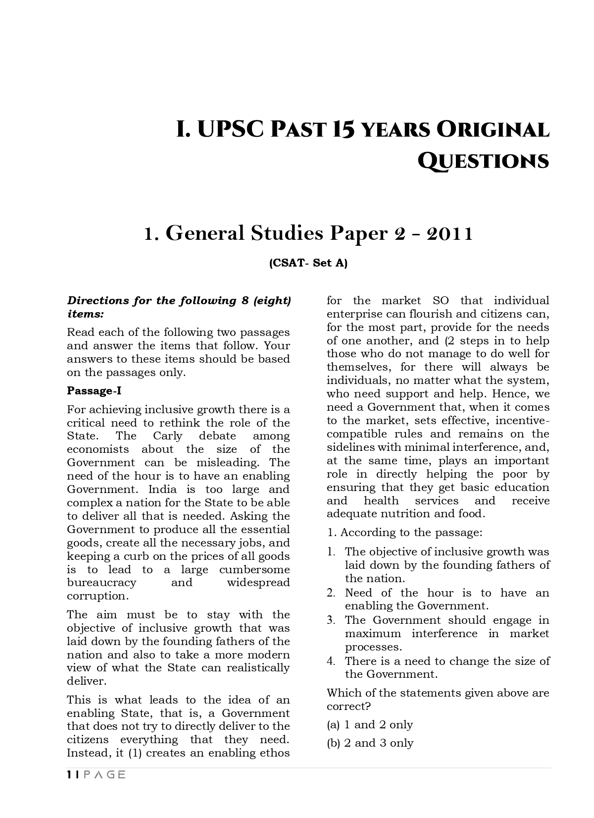 Topic Wise CSAT UPSC Preliminary Previous Years Questions Bank (2011-2025) - Image 4