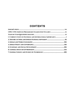 Topic Wise General Studies UPSC Preliminary Previous Years Questions Bank (2011-2025) - Image 3